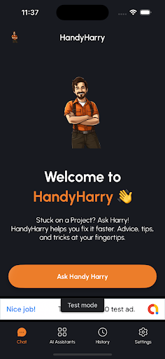 Android application HandyHarry - AI DIY Help screenshort