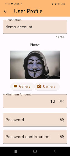 BitcoLi Lightning wallet Screen 3