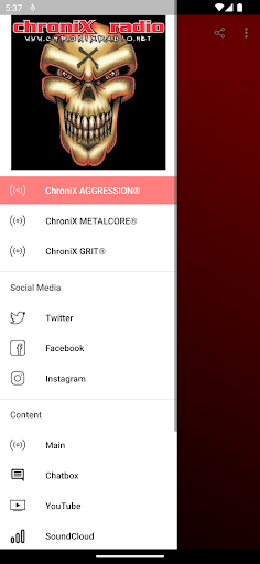 ChroniX Radio™ Screen 2
