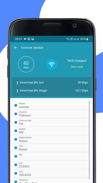Captura de Pantalla 5 Internet speed of WiFi 5G 4G android