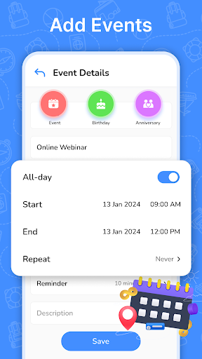Calendar 2024 - Daily Planner