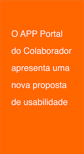 Android application Portal do Colaborador screenshort