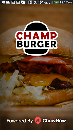 Android application Champ Burger screenshort