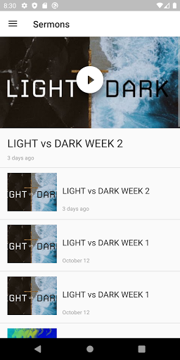 Android application Life Church McAlester screenshort