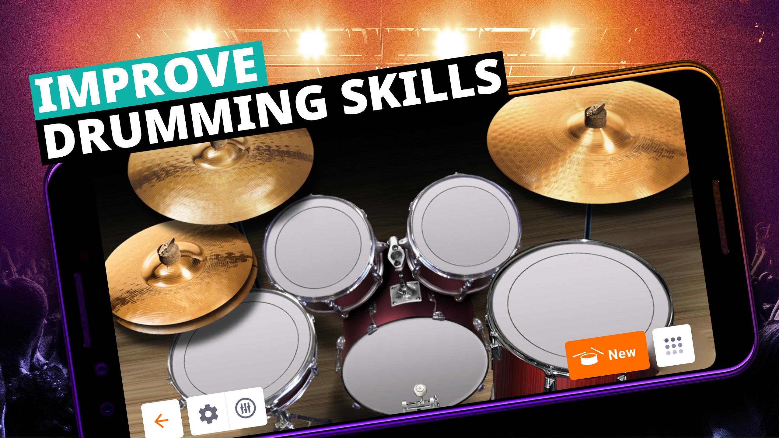 Android application Drum Kit Music Games Simulator screenshort