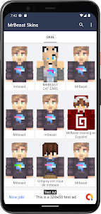 MrBeast Skins for Minecraft