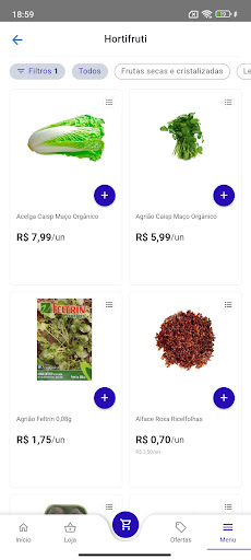 Android application Seu Supermercado Online screenshort