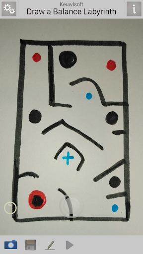 Screenshot of Draw A Balance Labyrinth