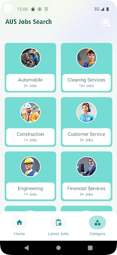 AUS Jobs Search Screen 3