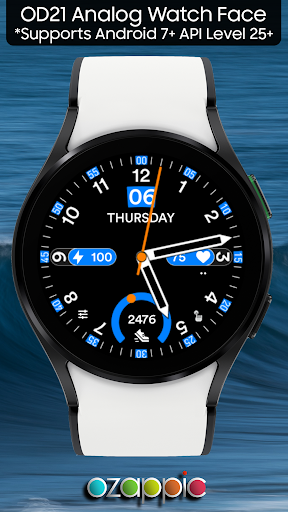 Android application OD21 Analog Watch Face screenshort