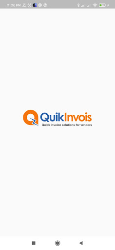 Android application QuikInvois screenshort