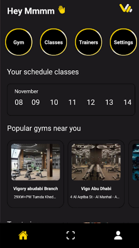Android application Vigory screenshort