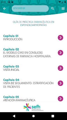 SEFH - Guías de práctica farma Screen 3