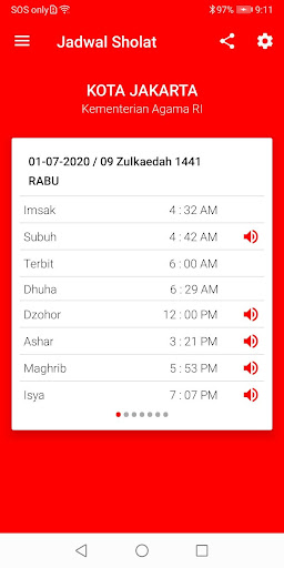 Jadwal Sholat - Kiblat and Adzan