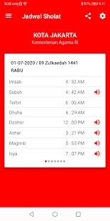 Jadwal Sholat Indonesia - Kiblat, Adzan, Tasbih Screenshot