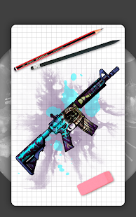 How to draw weapons. Step by step drawing lessons 22.4.10b APK screenshots 9