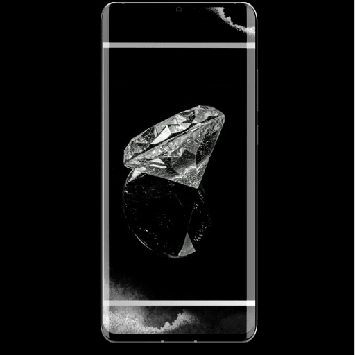 Black Wallpaper HD Background logo