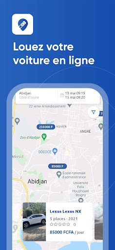 Android application Monbolide : Location Voiture screenshort