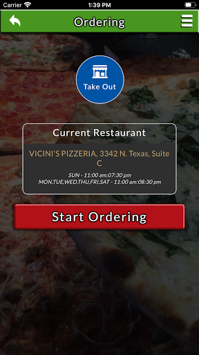 Vicinis NYC Pizzeria Screen 2