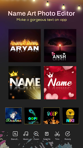 Name Art - Text & Photo Editor Screenshot 1 - AppWisp.com