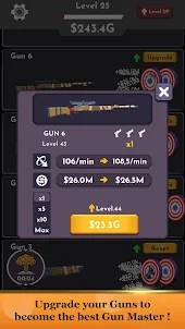 Idle Gun 3d: weapons simulator