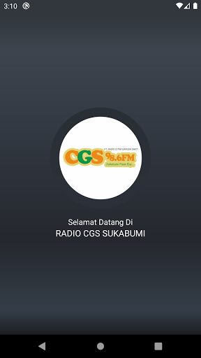 Android application Radio CGS Sukabumi screenshort