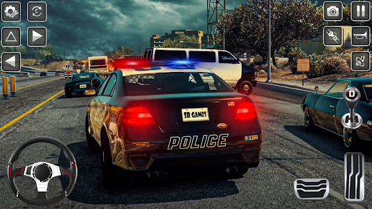 警察遊戲模擬器 2022 - 警察模擬器 - 汽車追逐 3d