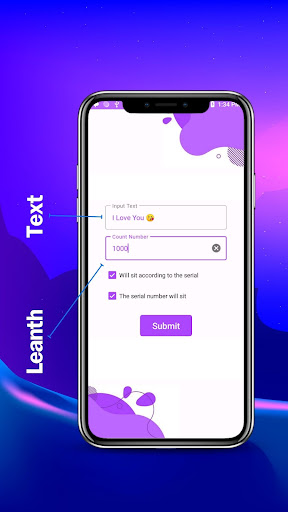 Android application Text Repeater -Text Loop Maker screenshort