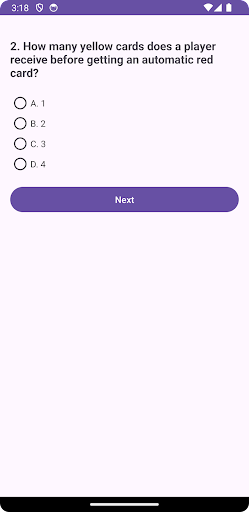 Android application QuizCard screenshort