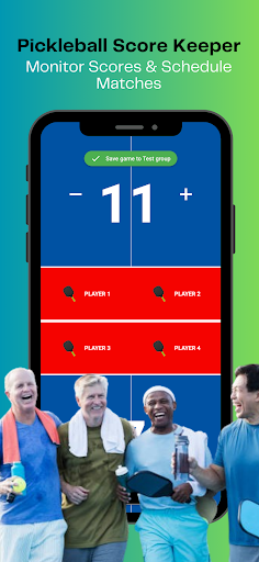 Android application Pickleball Scorekeeper screenshort