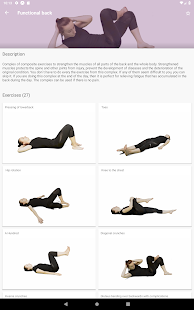 Rückenschmerzen Übungen (PRO) Screenshot