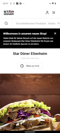 Android application Star Döner Ettenheim screenshort