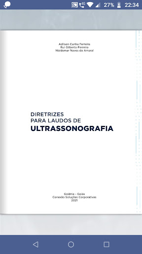 Android application Diretrizes Laudos Ultrasson screenshort