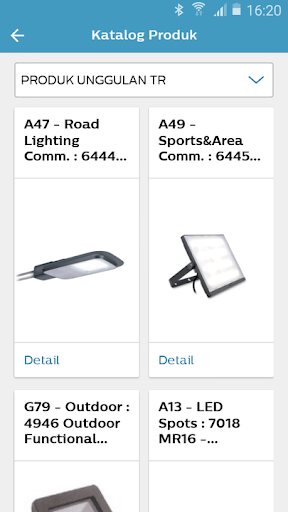 Philips lighting e-store ID Screen 3