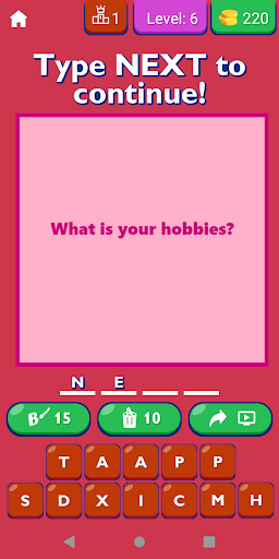Android application Dating Insight - Questions App screenshort