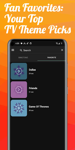 tv series ringtones - theme screenshot 4
