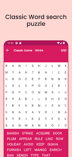 Hidden Words Screen 2
