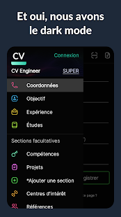 Rédacteur de CV - CV Engineer Capture d'écran