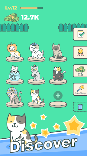 Android application Meow Merge - Merge Cute Cats screenshort