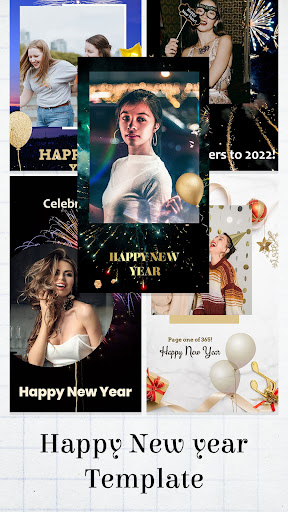 Android application New Year Photo Editor screenshort