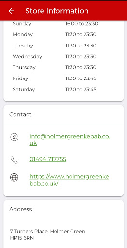 Holmer Green Kebab and Pizza Screen 3