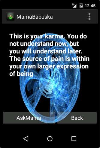 FortuneTeller MamaBabuska Screen 3