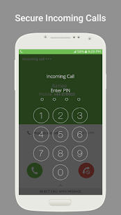 Secure Incoming Call Lock, Call Secure FREE Screenshot