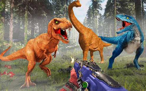 Dinosaur hunter Gun Games 1.0 APK + Mod (Unlimited money) for Android
