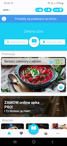 Android application ZAMOW.online - demo PRO screenshort