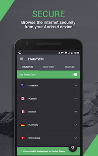 ProtonVPN (Outdated) - See new app link below Screenshot