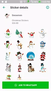 Christmas Stickers WASticker
