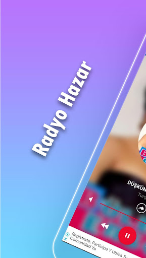 Android application radyo hazar App TR screenshort
