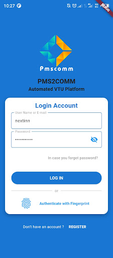 App screenshot
