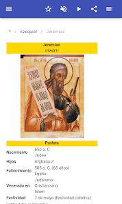 Captura de Pantalla 2 Los profetas del Antiguo Testa android